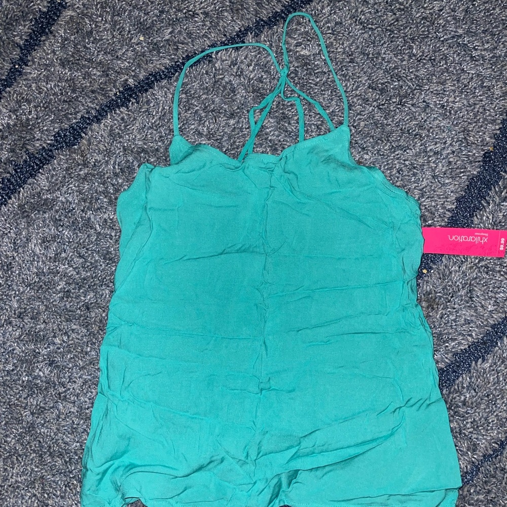 Turquoise tank